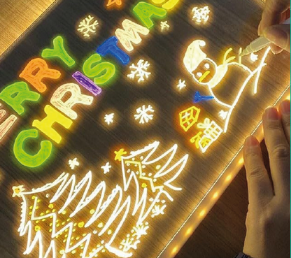 Pizarra con luz LED 20x30